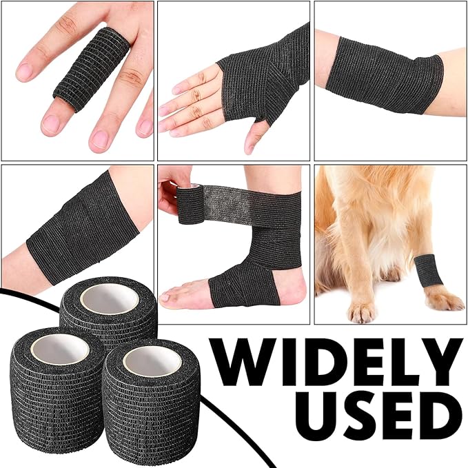Treela 36 Pcs Self Adherent Bandage 2" X 5 Yard Wrap Breathable Cohesive - Image 3