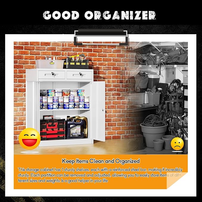 Greenvelly Metal Storage Cabinet - Image 7