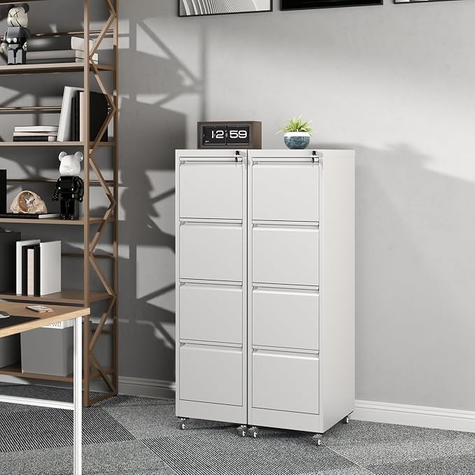 4-Drawer Mobile File Cabinet - Image 2