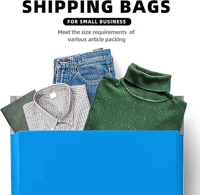 POLYSELLS 50 pcs 19x24 Inches Blue Poly Mailers Shipping Envelopes, Strong - Image 6