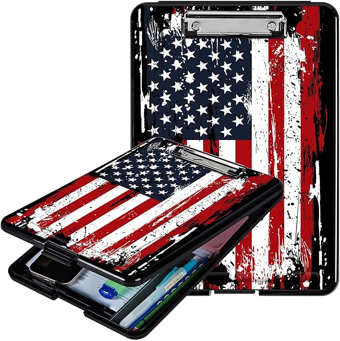 Side Opening Clipboard with Storage and Pen Holder, Large Capacity Heavy Duty by AIRWEE