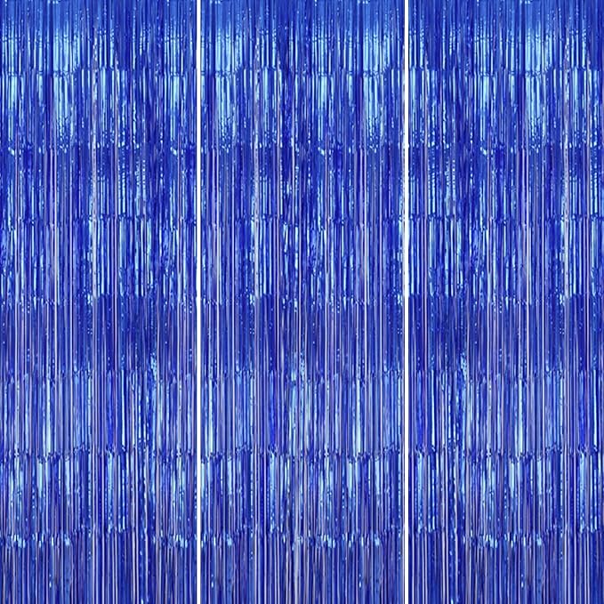 3 Pack Foil Fringe Backdrop by DECOCKRAT