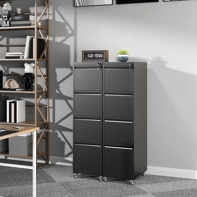 4-Drawer Mobile File Cabinet - Image 2