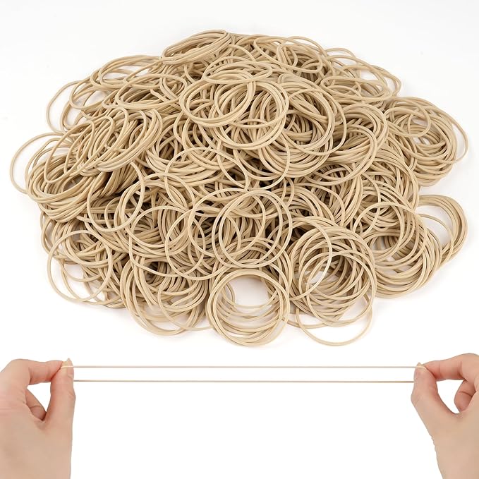 700 Pcs Rubber Bands, Size #16 Reusable Elastic Rubber Band by MOWPOG