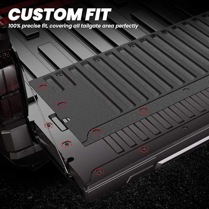 LASFIT Tailgate Mat for Toyota Tacoma 2024-2026, All Weather Truck Tailgate - Image 3