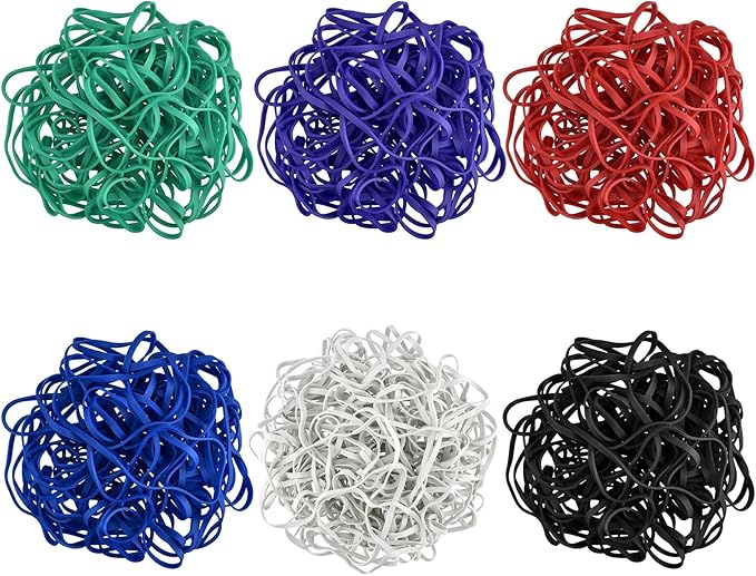 Large Heavy Duty Latex Rubber Bands 12 Inches Trash Can Bands Strong Elastic - Image 2