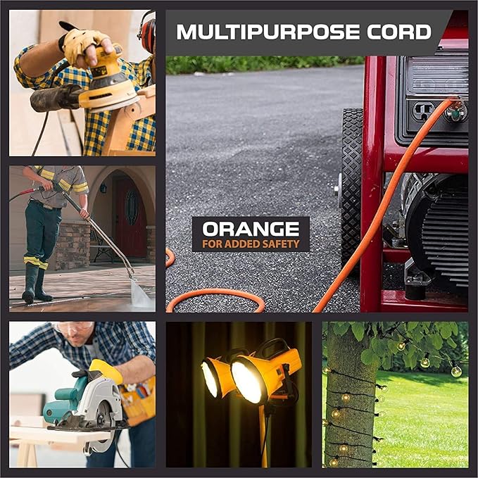 Iron Forge Cable 10 Gauge 50ft Lighted Outdoor Heavy Duty Extension Cord - 15 - Image 5