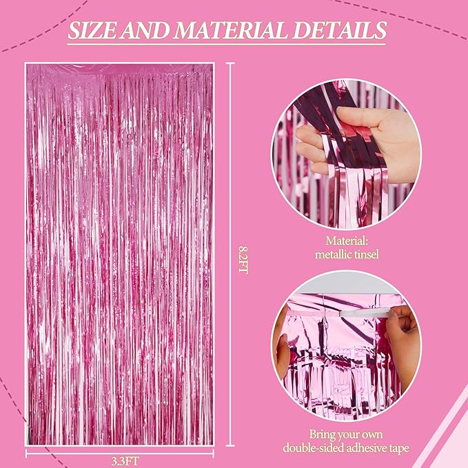 3 Pack Foil Fringe Backdrop - Image 3