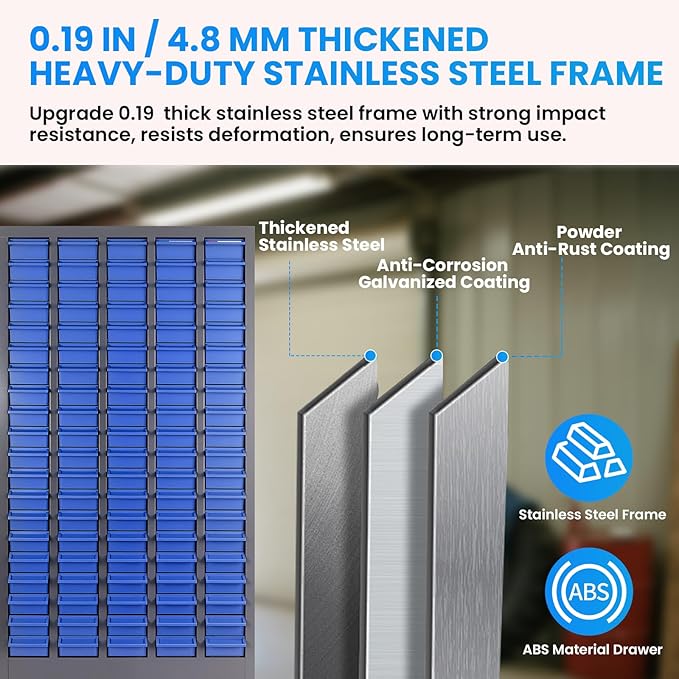100 Drawers Bolt and Nut Tool Storage Cabinet - Image 5