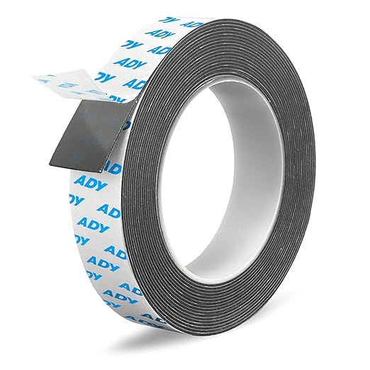 ADY Removable Double Sided Foam Tape Heavy Duty 1in x 20ft, Adhesive Foam Tape by Unknown