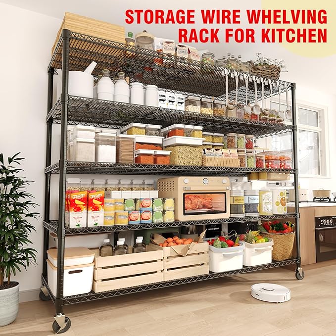 Garvee Heavy Duty 82" H Storage Shelving Unit - Image 6