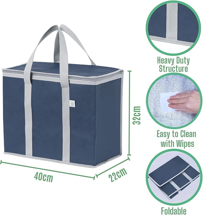 VENO 2 Pack Cooler Bag and Insulated Grocery Bags - Image 2