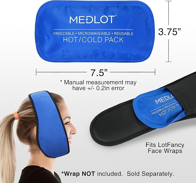 LotFancy Gel Ice Packs, Heating Cooling Gel Pad, Pain Relief - Image 4