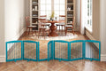 Freestanding Pet Gates with Walk Through Door, Dog Indoor Fence, Dog Gate by PUPETPO