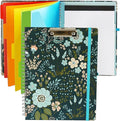 Clipboard Folio Spiral Folder Board, 5 Extra Folders by ALLTU