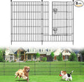 8 Panels No Dig Garden Fence by OutdoorFence