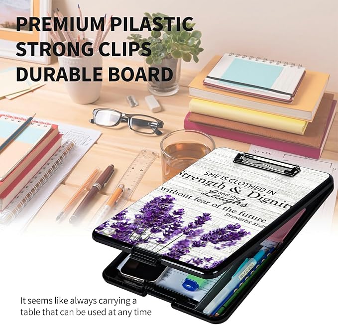A4 Clipboards, Heavy Duty Waterproof Nursing Plastic Folder Clipboard - Image 6