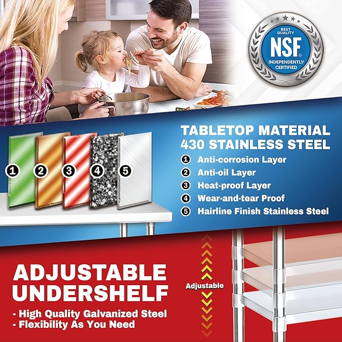 DuraSteel 30x60 NSF Stainless Steel Cart - Image 3