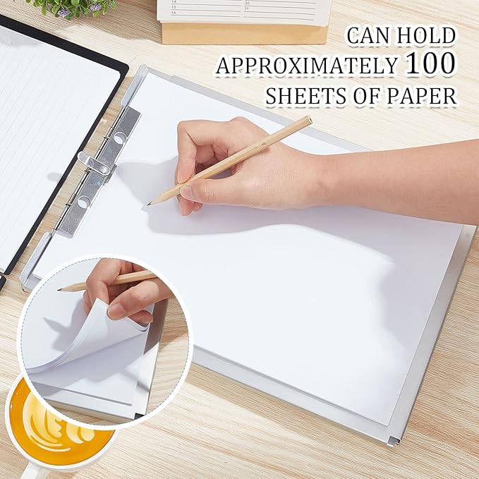 Henoyso Metal Storage Clipboard Bulk Heavy Duty Aluminum Clip Board - Image 4