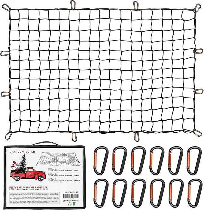 Heavy Duty Cargo Net for Pickup Truck Bed by Brandon-super