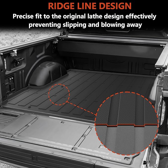 KARPAL 6.5FT Truck Bed Mat for Ford F150 & Lightning Standard Bed 2015-2025 - Image 3