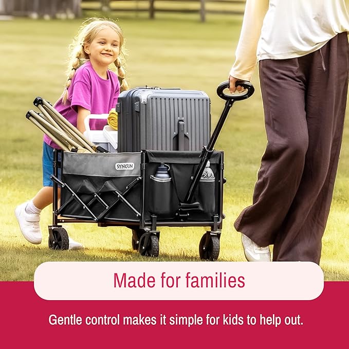 SYNCFUN Collapsible Wagon Cart - Image 8