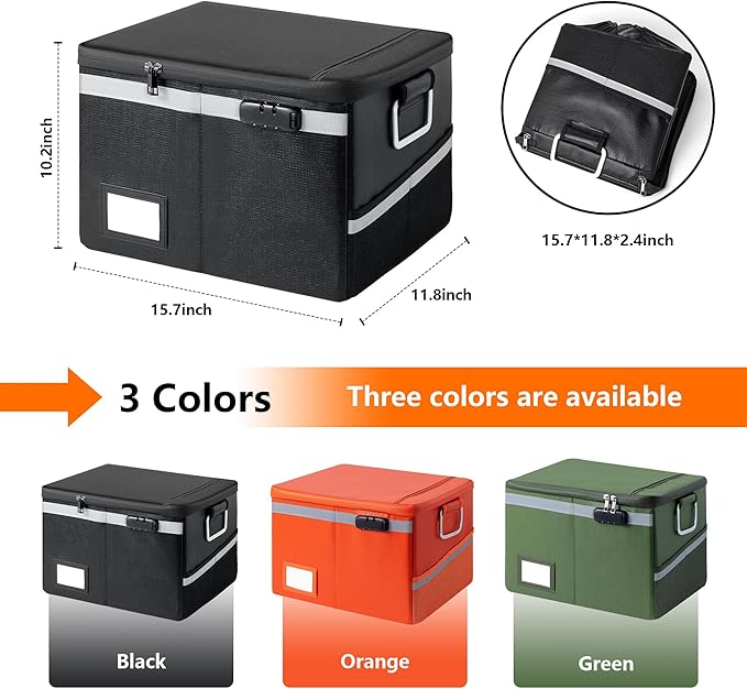 2000°F Fireproof & Waterproof Document Box - Image 6
