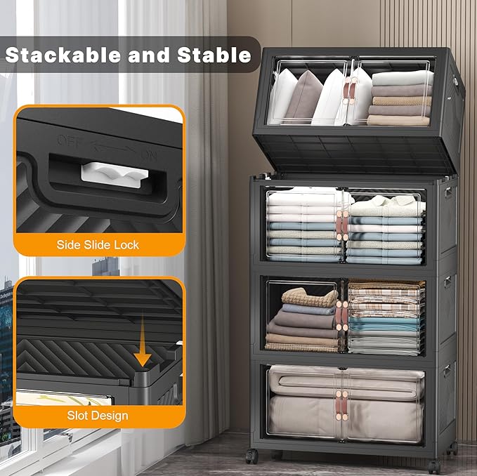 Extra Large Stackable Storage Bins - Image 7