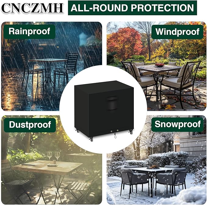 Heavy Duty Patio Furniture Covers Waterproof, 600D Outdoor Furniture Cover - Image 6