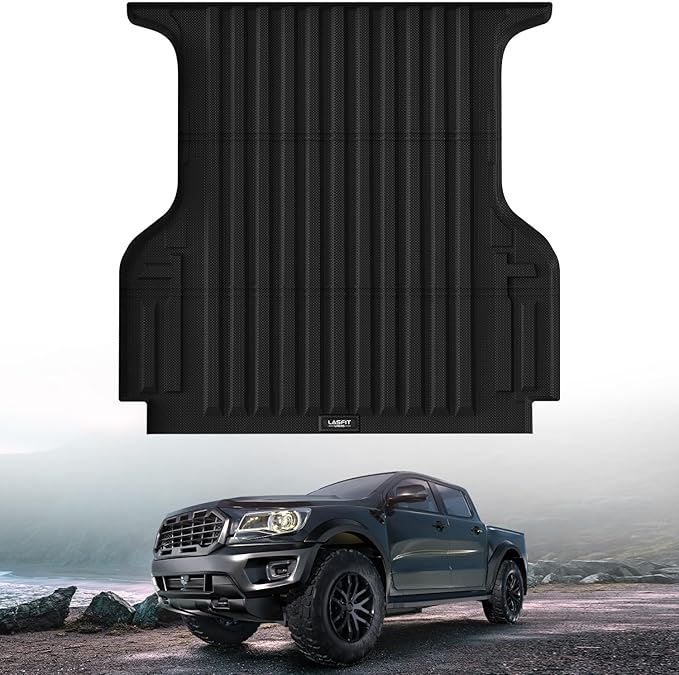 LASFIT 5.0ft Bed Mat for Ford Ranger 2023 2022 2021 2020 2019 Truck Bed TPE All by LASFIT