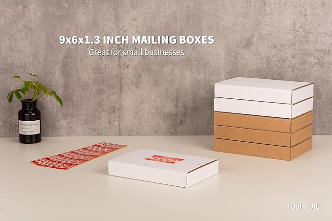 9x6x1.3 inch Small Shipping Boxes, 25 Pack - Image 8