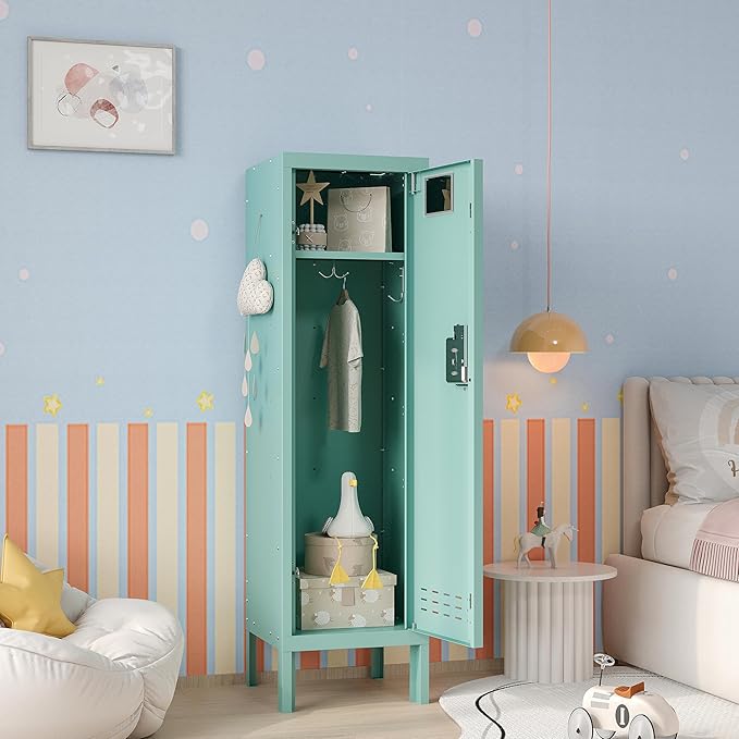 Metal Kids Locker, Metal Cabinet Storage Lockers, Lockable - Image 8
