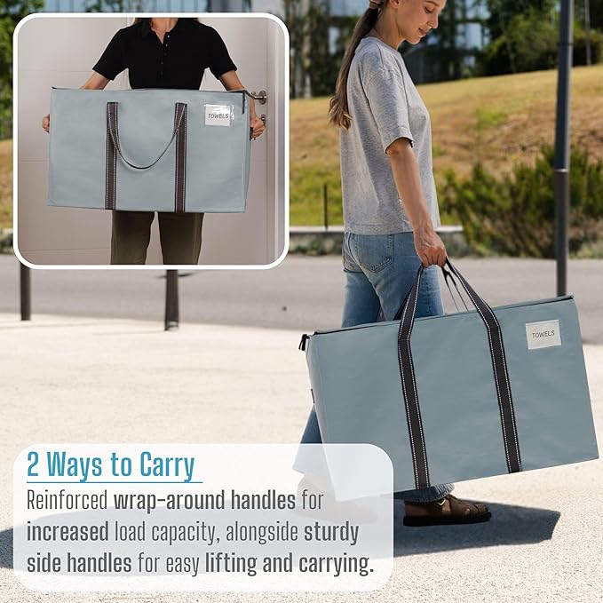 VENO 4 Pack Moving Bags and Large Christmas Storage Bins - Image 7