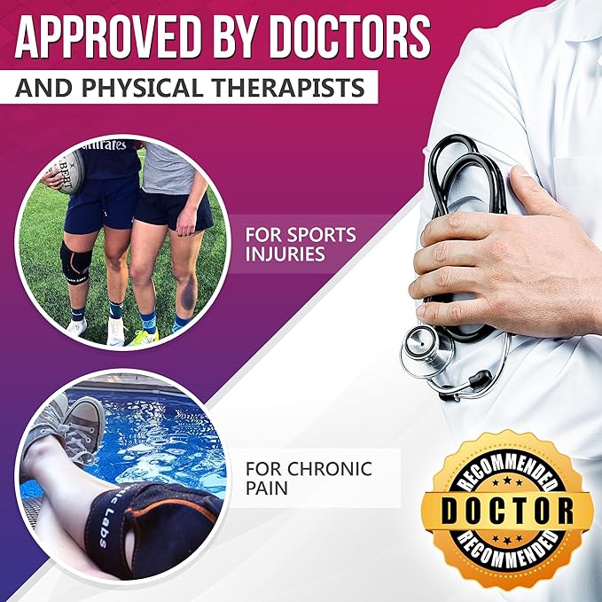 Knee Ice Wrap by Kinetic Labs – Reusable Hot & Cold Gel Pack - Image 6