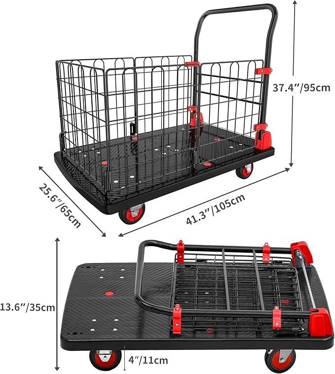 YITAHOME Platform Truck Cart - Image 5