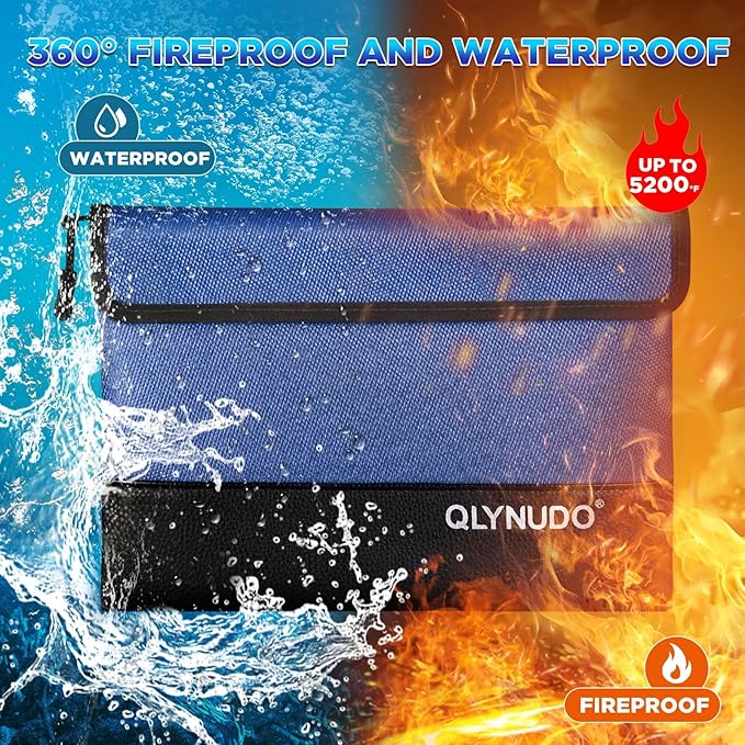 5200℉ Fireproof Money Bag for Cash, Fireproof Bag, Fireproof Pouch for - Image 6