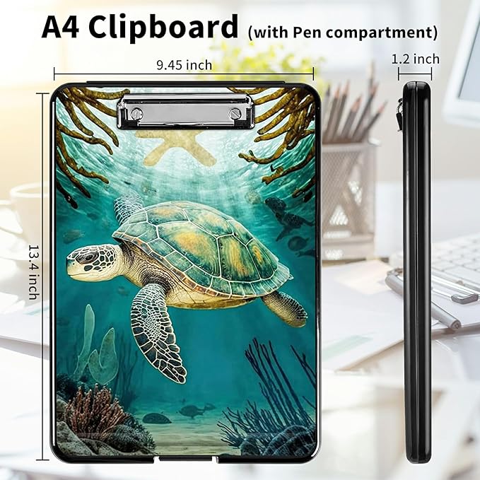 A4 Clipboards, Heavy Duty Waterproof Nursing Plastic Folder Clipboard - Image 2