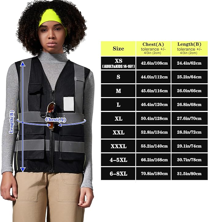 A-SAFETY High Visibility Reflective Safety Vest Customize Logo - Image 5
