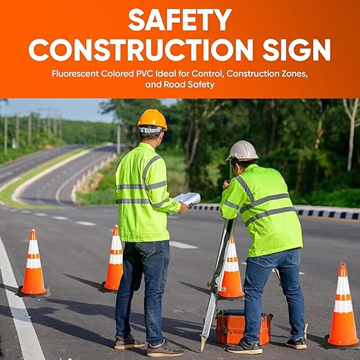 Pyle Traffic Cones, Construction Zones, Sports Training & Outdoor - Image 4