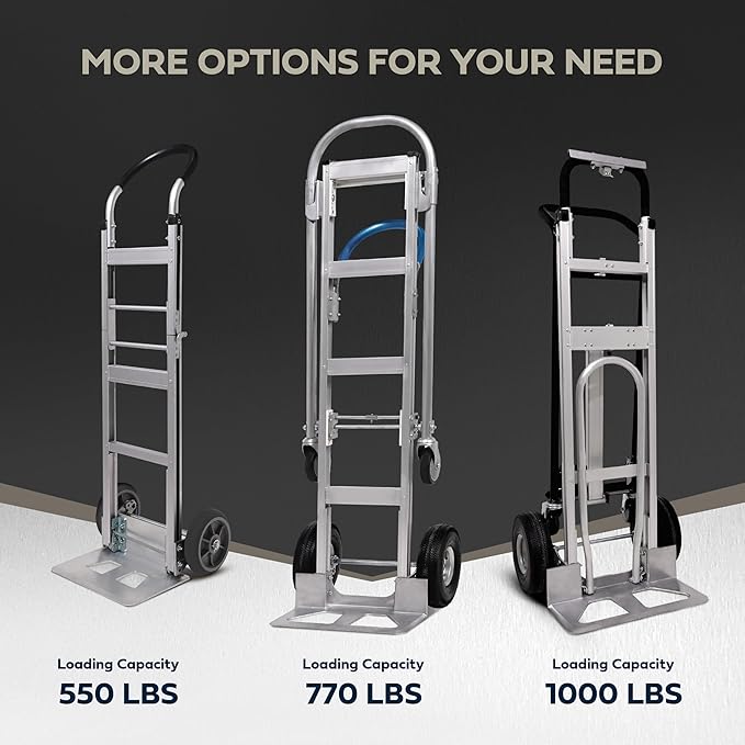 Olympia Tools 2-in-1 Aluminum Convertible Hand Truck - Image 7