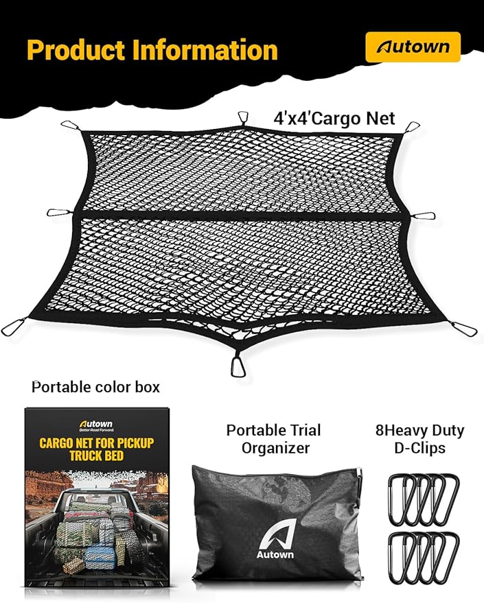 Cargo Net for Pickup Truck Bed - Image 8