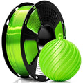 Geeetech Silk PLA Filament 1.75mm 3D Printer Filament Apple Green, Metal-Like by GEEETECH