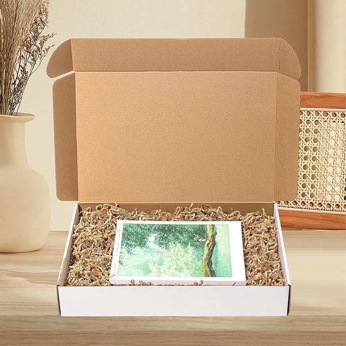17x11x3" Shipping Boxes 20 Pack White Corrugated Cardboard Mailing Boxes - Image 3