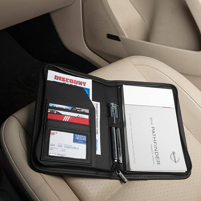 Samsill Car Registration and Insurance Holder, Owner's Maunal Glove Box - Image 6