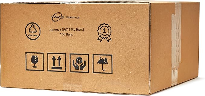 100 ROLLS SHARP ER A-320 330 4100 460 470 44mm 1.75 CASH REGISTER TAPE PAPER - Image 6