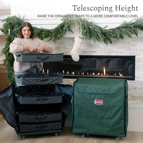 - Adjustable Organizer Holds 120 Ornaments up to 4 Inches Tall by Nearly Any - Image 2