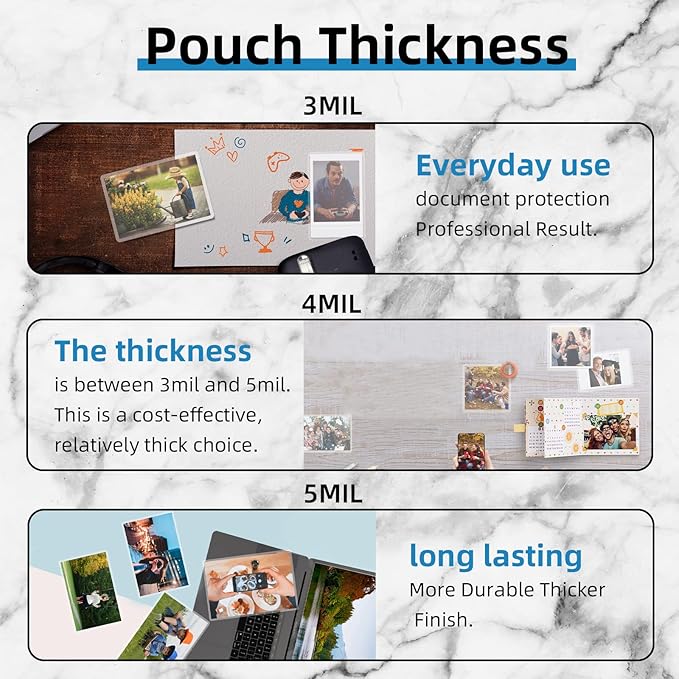 Uinkit 100Pack Thermal Laminating Sheets Hold 11x 17 Sheets 5mil Heavy Duty - Image 5
