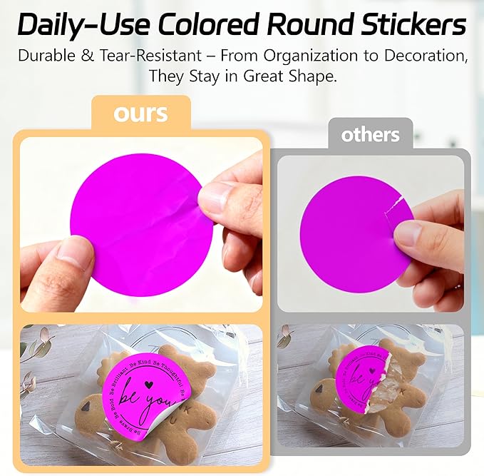 2 inch Dot Stickers Labels Circle Garage Sale Sticker 750Pcs Round Thermal - Image 5