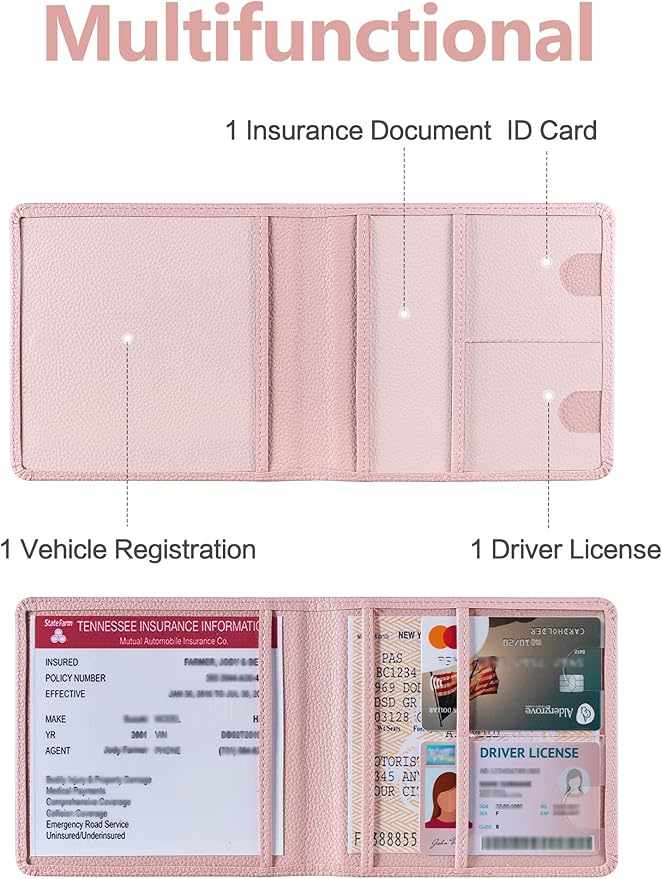 Mymazn Car Registration & Insurance Holder - Image 2