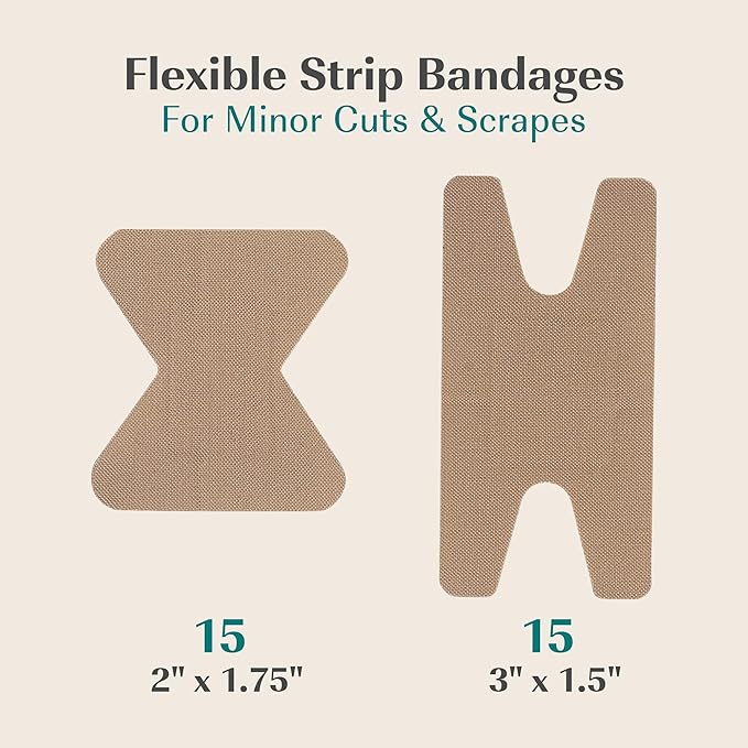 FEBU Eco-Friendly Bamboo Fingertip Bandages | PFAS Free Knuckle Bandages - Image 6